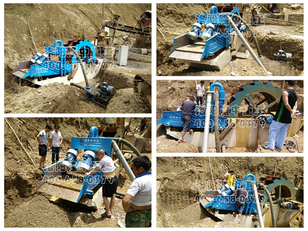 洗沙回收一體機(jī)現(xiàn)場(chǎng)
